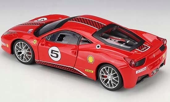 FERRARI 458 Challenge #5 rød model Bburago 26302