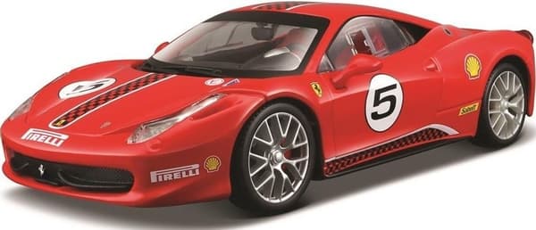 FERRARI 458 Challenge #5 rød model Bburago 26302