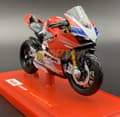 Miniatyrbild 4 av 11: DUCATI Panigale V4 S Corse stativ 1:18 Maisto