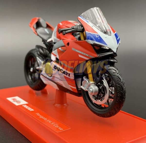 DUCATI Panigale V4 S Corse stativ 1:18 Maisto