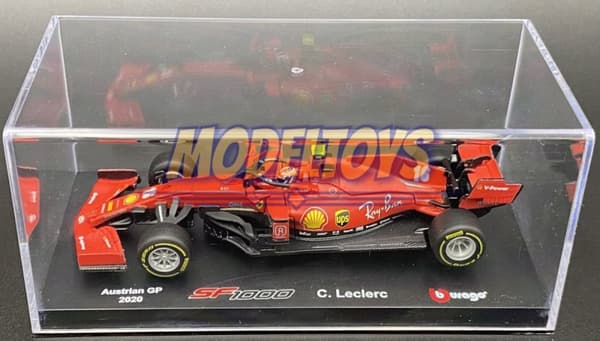 FERRARI SF1000 Österrikisk Leclerc HJÄLM BBurago 1:43