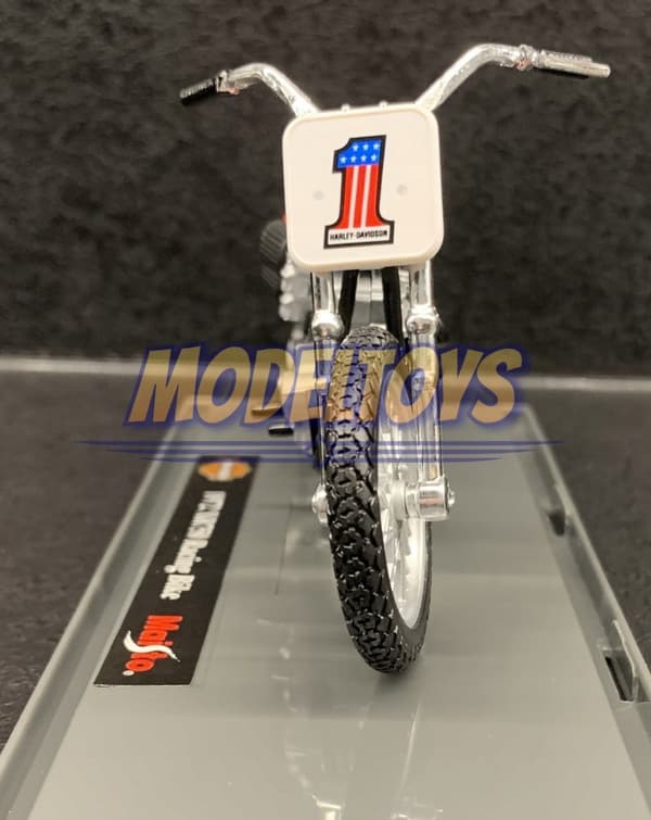 HARLEY DAVIDSON XR750 1972 kilpapyörä 1:18 Maisto
