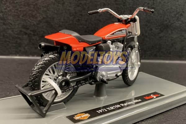 HARLEY DAVIDSON XR750 1972 kilpapyörä 1:18 Maisto