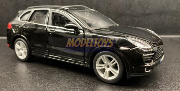 Porsche Cayenne Turbo svart 1:24 Bburago 21056
