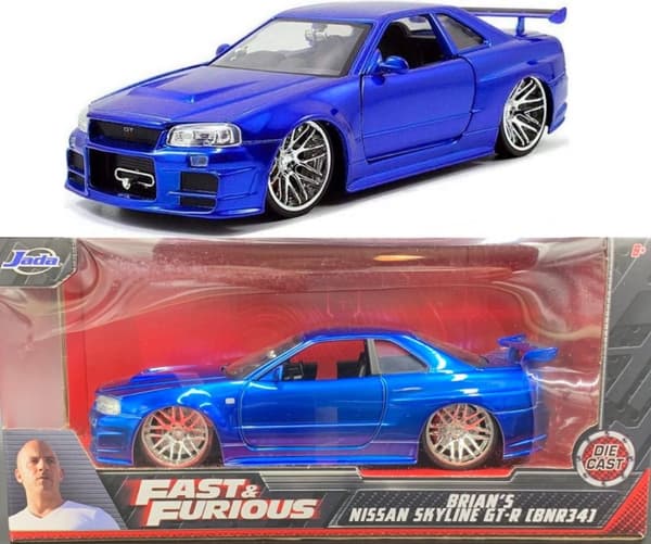 NISSAN Skyline Fast & Furious O'Conner JADA 1:24