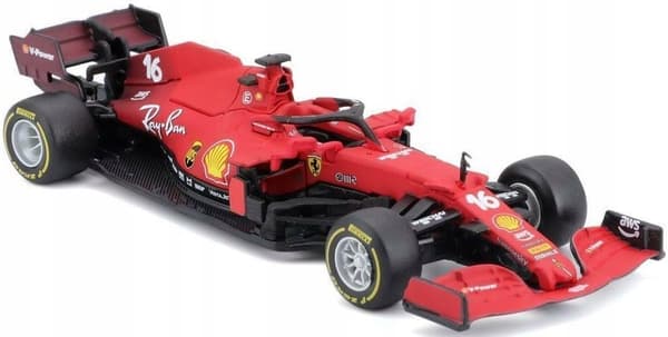 F1 FERRARI SF21 2021 Kap. Leclerc #16 BBurago 1:43