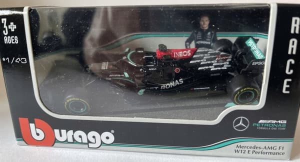 F1 bil MERCEDES W12 E P. #77 Bottas Bburago 1:43