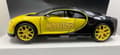 Miniatyrbild 4 av 11: BUGATTI Chiron gul 1:24 modell Maisto 31514