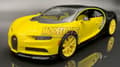Miniatyrbild 5 av 11: BUGATTI Chiron gul 1:24 modell Maisto 31514
