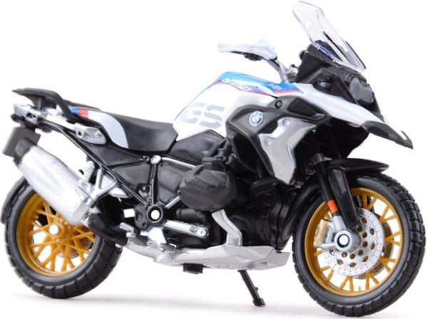 BMW R1250 GS på stativ modell 1:18 Maisto