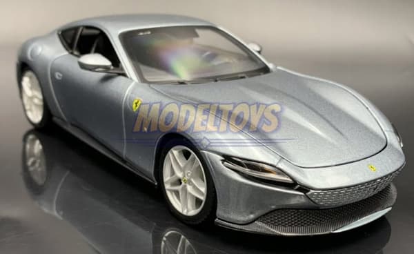 FERRARI Roma silver modell 1:24 Bburago 26029