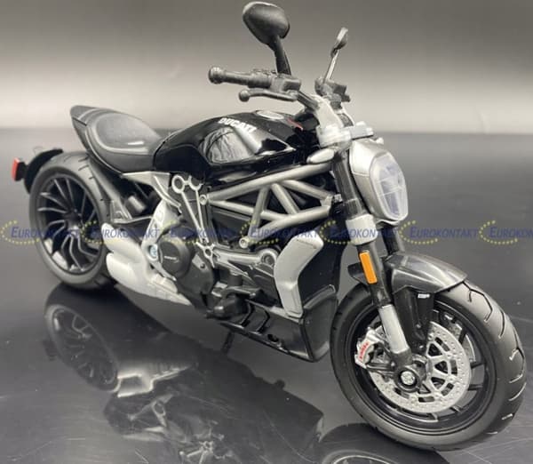 DUCATI X Diavel S motorcykel modell 1:12 Maisto 77830