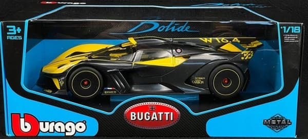BUGATTI Bolide 1:18 superbil model BBurago 11047
