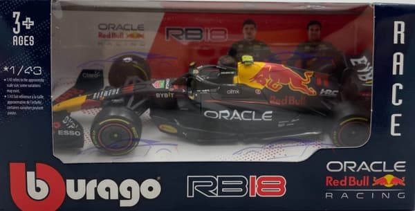 RB18 F1 Red Bull 2022 Sergio Perez BBurago 1:43