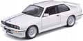 Miniatyrbild 1 av 11: BMW M3 (E30) 1986 1:24 modell Bburago 21100 vit