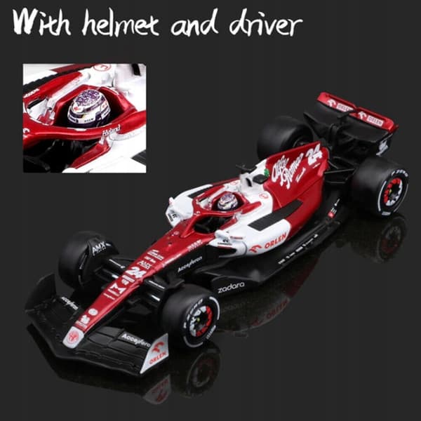 ALFA ROMEO C42 F1 2022 24 Guanyu HJÄLM BBurago 1:43