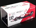 Miniatyrbild 6 av 11: ALFA ROMEO C42 F1 2022 24 Guanyu HJÄLM BBurago 1:43