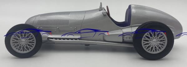 MERCEDES W125 1937 silver modell 24109 Welly 1:24