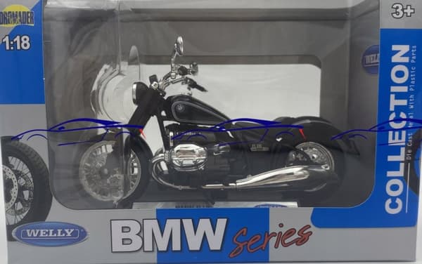 BMW R18 motorcykelmodel 1:18 Welly 12859