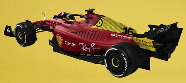 F1 FERRARI F1-75 MONZA 22 Leclerc #16 BBurago 1:43