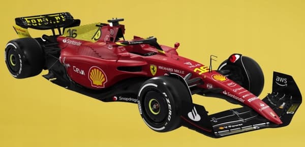 F1 FERRARI F1-75 MONZA 22 Leclerc #16 BBurago 1:43