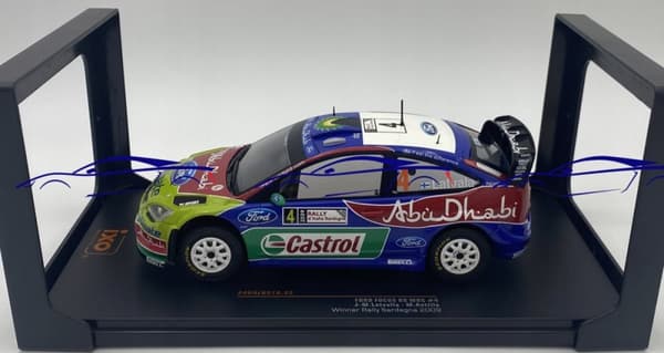 Ford Focus RS Latvalla Sardinien 09 model IXO 1:24