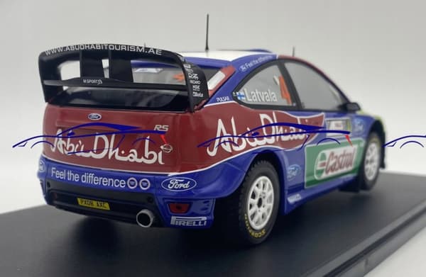 Ford Focus RS Latvalla Sardinien 09 model IXO 1:24
