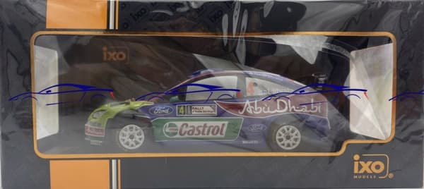 Ford Focus RS Latvalla Sardinien 09 model IXO 1:24