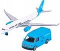 Miniatyrbillede 1 af 11: MAERSK VW Crafter + Airbus A350 Majorette Logistic METAL