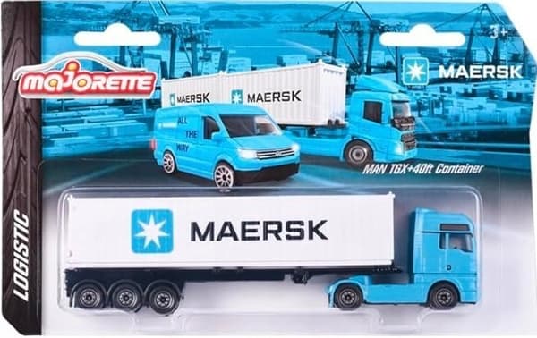 MAERSK MAN TGX Majorette Logistic METALcontainer 40 fod