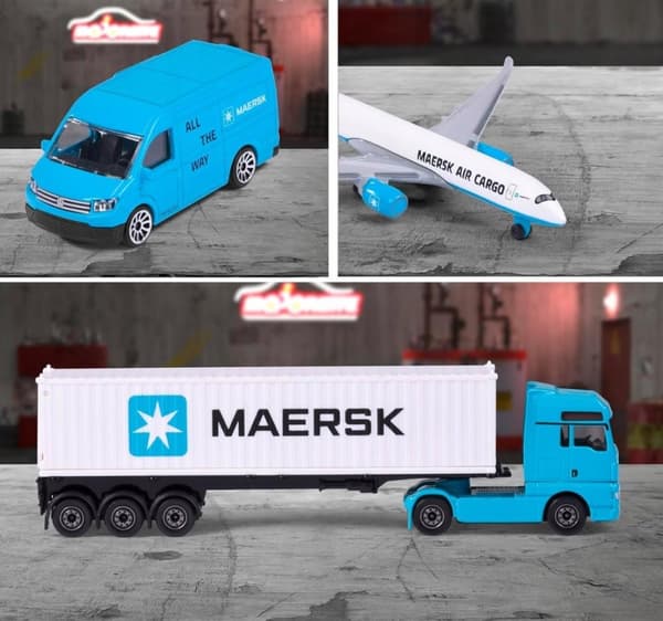 MAERSK MAN TGX Majorette Logistic METALcontainer 40 fod