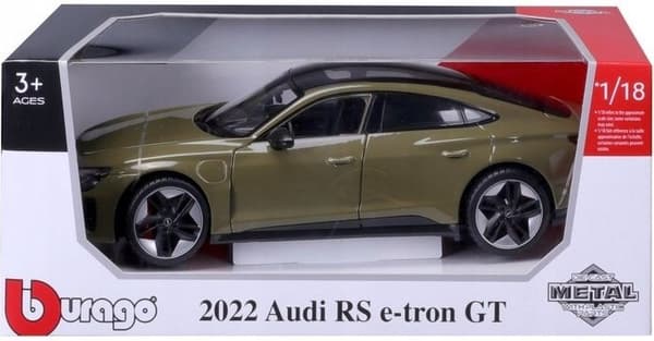 Audi RS e-tron GT 2022 grøn 1:18 BBurago 11050