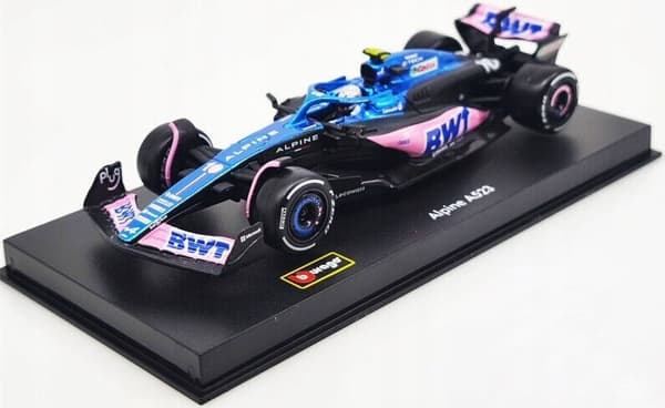 F1 BWT Alpine A523 #10 P. Gasly HJÄLM BBurago 1:43