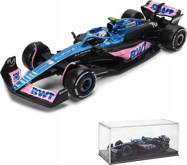 F1 BWT Alpine A523 #10 P. Gasly HJÄLM BBurago 1:43