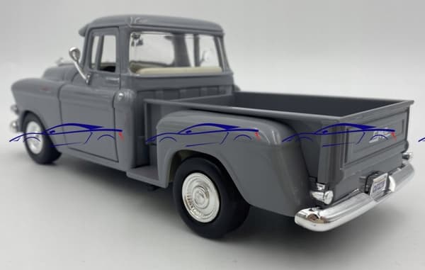 1955 GMC Blue Chip pickup grå 1:24 Motormax 79382