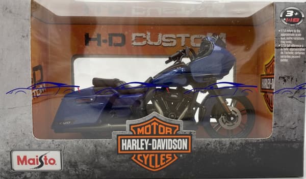 HARLEY-DAVIDSON 2022 CVO Road Glide 1:18 Maisto blå