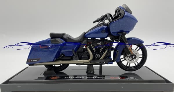 HARLEY-DAVIDSON 2022 CVO Road Glide 1:18 Maisto blå