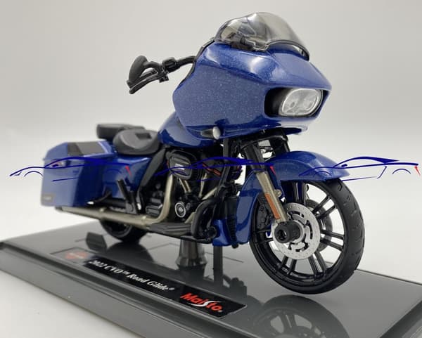 HARLEY-DAVIDSON 2022 CVO Road Glide 1:18 Maisto blå