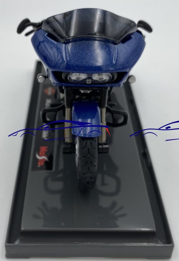 HARLEY-DAVIDSON 2022 CVO Road Glide 1:18 Maisto blå
