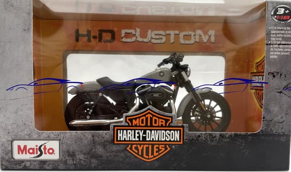 HARLEY-DAVIDSON Sportster Iron 883 2022 1:18 Maisto Grå