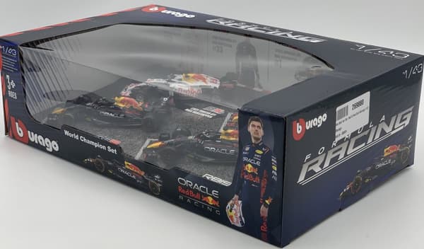 Red Bull F1 KUN Verstappen 2021-2023 RB19 RB18 RB16B BBurago 1:43