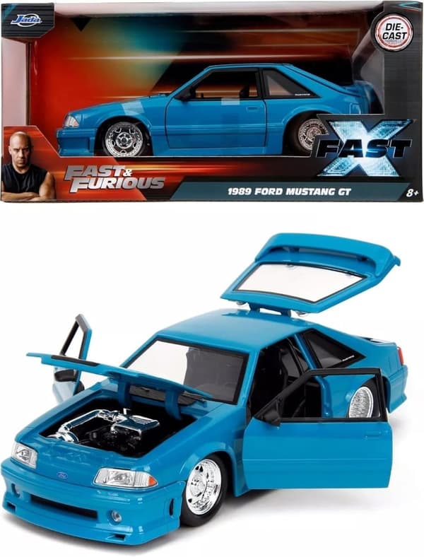 Mustang GT 1989 Fox Body Fast & Furious 9 Fast X Jacob Toretto JADA 1:24