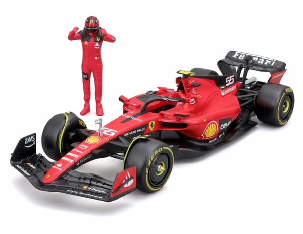 F1 FERRARI SF-23 #55 bil med fører Bburago 1:24 26809