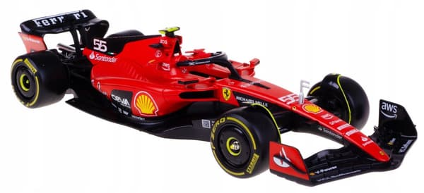 F1 FERRARI SF-23 #55 bil med fører Bburago 1:24 26809
