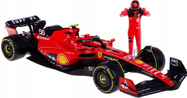 F1 FERRARI SF-23 #55 bil med fører Bburago 1:24 26809