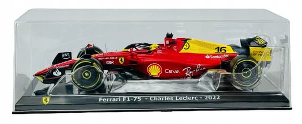 F1-bil FERRARI F1-75 GP Monza 2022 Charles Leclerc #16 Bburago 1:24 26806