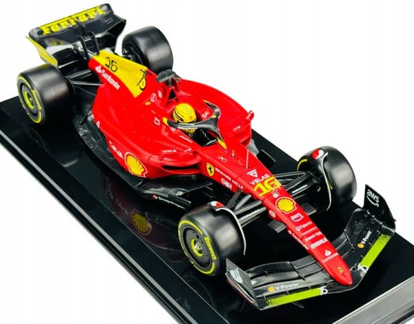F1-bil FERRARI F1-75 GP Monza 2022 Charles Leclerc #16 Bburago 1:24 26806