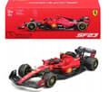 Miniatyrbillede 4 af 7: F1 racerbil FERRARI SF-23 med hjelm #55 Bburago 1:24 26808