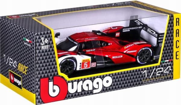PORSCHE 963 #5 Penske Motorsport FIA WEC 24 Hours of Le Mans 1:24 BBurago 28022