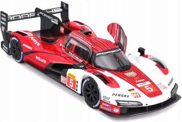 PORSCHE 963 #5 Penske Motorsport FIA WEC 24 Hours of Le Mans 1:24 BBurago 28022